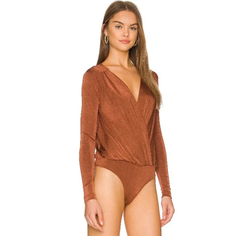 Free People® (Women's MEDIUM) Turnt™‎ Bodysuit in Mesa